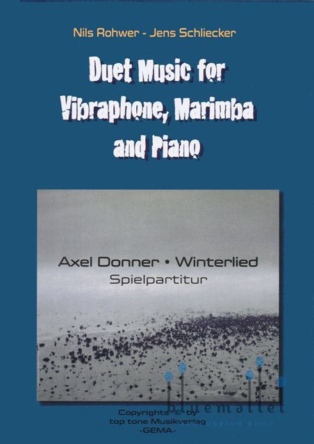 Donner , Axel - Winterlied for Vibraphone and Piano (スコア・パート譜セット)