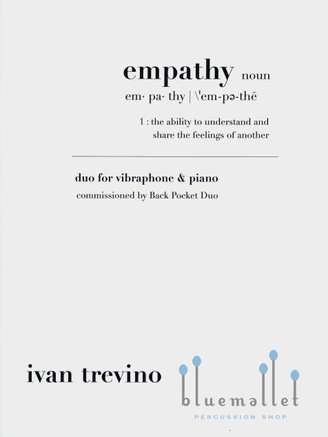 Trevino , Ivan - Empathy Duo for Vibraphone & Piano (スコア・パート譜セット)