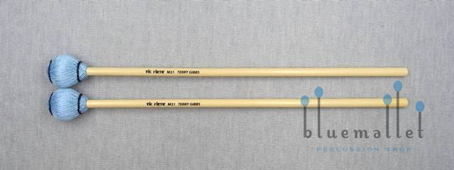 Vic Firth Mallet Terry Gibbs Blue VIC-M31 (ラタン柄)