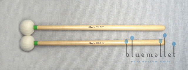 最適な材料 Pearl Timpani Mallet 664-M bluemallet ドラム・パーカッションアクセサリ