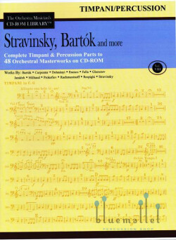 The Orchestra Musician's CD-ROM Library Volume 8 : Stravinsky, Bartok and more