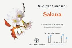 Pawassar , Rudiger - Sakura (スコア・パート譜セット)