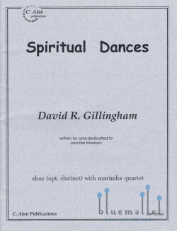 Gillingham , David R. - Spiritual Dances for Oboe with Marimba Quartet (スコア・パート譜セット)