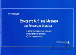 Rosauro , Ney - Concerto No.2 for Marimba and Percussion Ensemble (打楽器アンサンブル伴奏版 / スコア・パート譜セット)