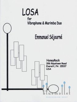 Sejourne , Emmanuel - Losa for Vibraphone & Marimba Duo (スコア・パート譜セット)