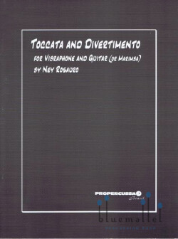 Rosauro , Ney - Toccata and Divertimento for Vibraphone and Guitar (or Marimba) (スコア・パート譜セット)