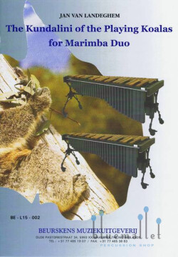 Landeghem , Jan Van - The Kundalini of the Playing Koalas for Duo Marimba (スコア・パート譜セット)