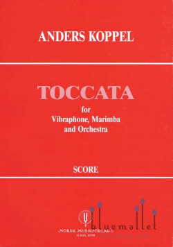 Koppel , Anders - Toccata for Vibraphone, Marimba and Orchestra (オーケストラ伴奏版 / スコアのみ)