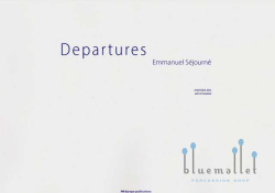 Sejourne , Emmanuel - Departures (スコア2冊セット)