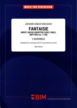 Bach , Johann Sebastian - Fantaisie Nebst unvollendeter Fuge c-moll BWV 906 (スコア・パート譜セット)