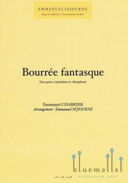 Sejourne , Emmanuel - Bourree Fantasque Duo pour 2 marimbas et vibraphone (スコア・パート譜セット)
