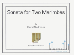 Skidmore , David - Sonata for Two Marimbas (スコア・パート譜セット)