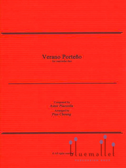 Piazzolla , Astor - Verano Porteno for Marimba Duo (arr. Pius Cheung) (スコア・パート譜セット)