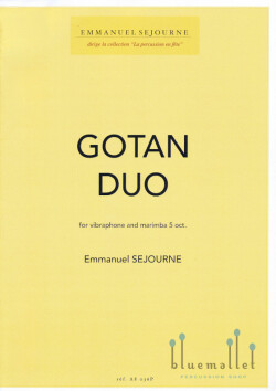 Sejourne , Emmanuel - Gotan Duo for Vibraphone and Marimbas 5oct. (ヴィブラフォンとマリンバデュオ版 / スコア・パート譜セット)