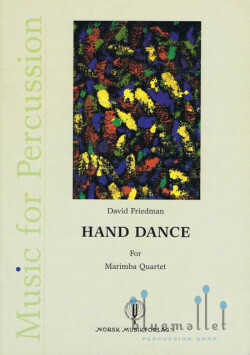 Friedman , David - Hand Dance for Marimba Quartet (スコア・パート譜セット)