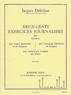 Delecluse , Jacques - 200 Exercices pour Xylophone 2
