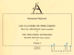 Sejourne , Emmanuel - Les Claviers de Percussion Volume 2