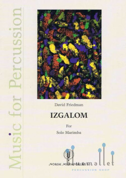 Friedman , Davied - Izgalom for Solo Marimba