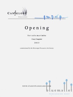 Cangelosi , Casey - Opening for Solo Marimba