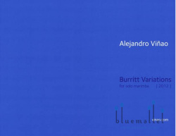 Vinao , Alejandro - Burritt Variations for Solo Marimba