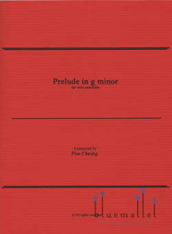 Cheung , Pius - Prelude in g minor for Solo Marimba