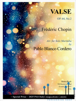 Chopin , Frederic - Valse op.64,No.2 for Solo Marimba (arr. Pablo Blanco Cordero)
