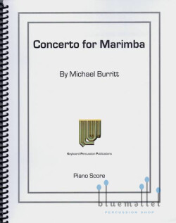 Burritt , Michael - Concerto for Marimba (スコア・パート譜セット)