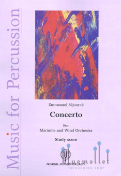 Sejourne , Emmanuel - Concerto for Marimba and Wind Orchestra (吹奏楽伴奏版 / スコアのみ)