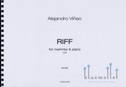 Vinao , Alejandro - Riff for Piano and Marimba (スコアのみ)