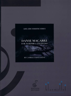 Saint-Saens , Camille - Danse Macabre for Marimba and Piano (arr. Adelaide Ferriere) (スコア・パート譜セット)