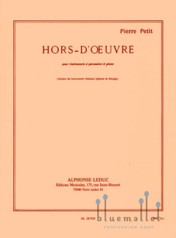 Petit , Pierre - Hors-d' Oeuvre (スコア・パート譜セット)