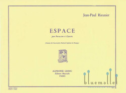 Rieunier , Jean-Paul - Espace (スコアのみ)