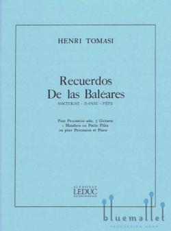 Tomasi , Henri - Recuerdos de las Baleares (スコア・パート譜セット)
