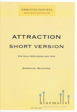 Sejourne , Emmanuel - Attraction Short Version (伴奏CD付)