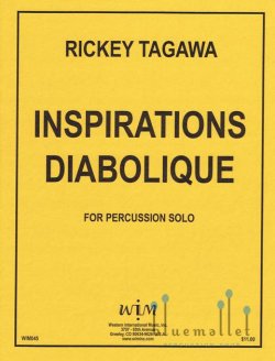 Tagawa , Rickey - Inspirations Diabolique  for Percussion Solo