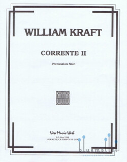 Kraft , William - Corrente II  Percussion Solo