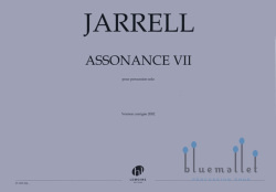 Jarrell , Michael - Assonance VII pour Percussion Solo