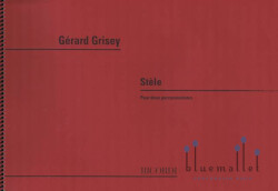 Grisey , Gerard - Stele pour Deux Percussionistes (スコアのみ)