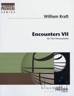 Kraft , William - Encounters 7 for Two Percussionists (スコア2冊セット)