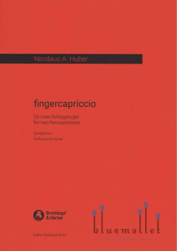 Huber , Nicolas A - Fingercapriccio for Two Percussionists (スコアのみ)