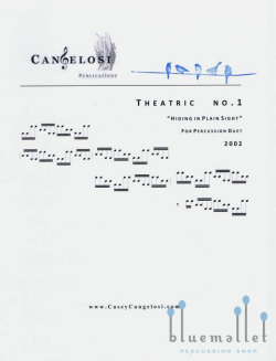 Cangelosi , Casey - Theatric No.1 (スコア・パート譜セット)