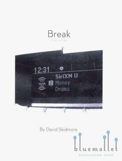Skidmore , David - Break for Drumset duo (スコア・パート譜セット)