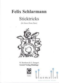 Schlarmann , Felix - Sticktricks for Snare Drum Duos (スコア2冊セット)