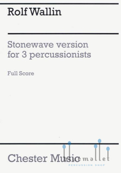 Wallin , Rolf - Stonewave for 3 Percussionists (アンサンブル版 / スコアのみ) (特価品)