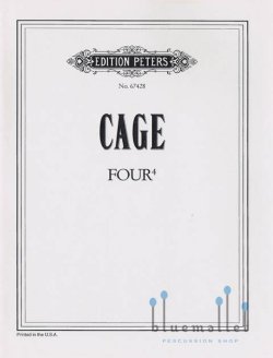 Cage , John - Four 4 (パート譜のみ) (特価品)