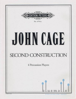 Cage , John - Second Construction (パート譜のみ) (特価品)