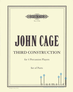 Cage , John - Third Construction (パート譜のみ)