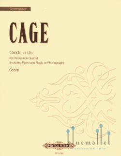 Cage , John - Credo in Us (スコアのみ)
