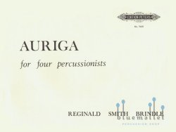 Smith-Brindle , Reginald - Auriga for Four Percussionists (スコアのみ) (特価品)