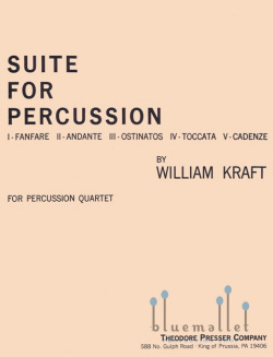 Kraft , William - Suite for Percussion (スコア・パート譜セット) (特価品)